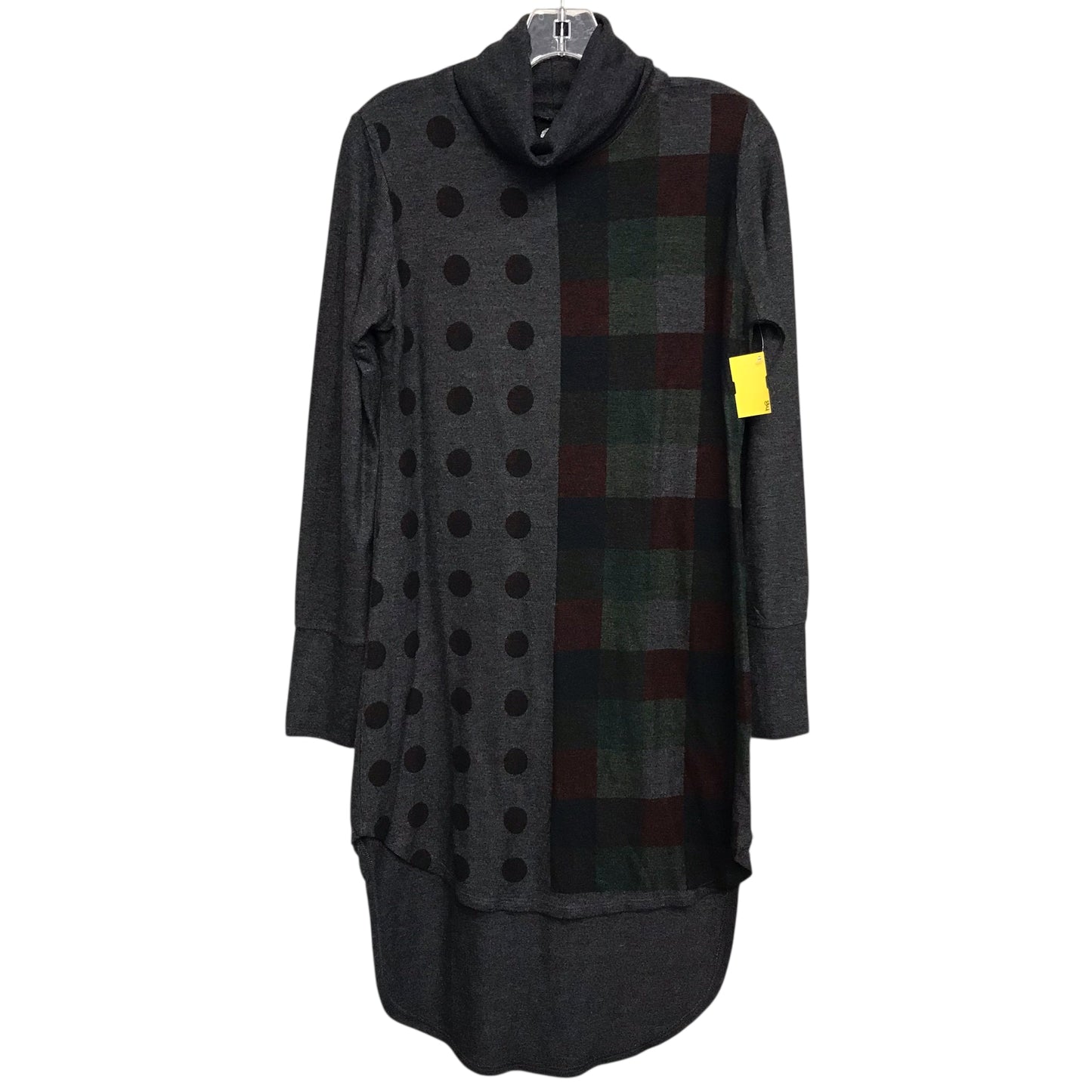 Dress Sweater By Go Couture In Grey, Size:L