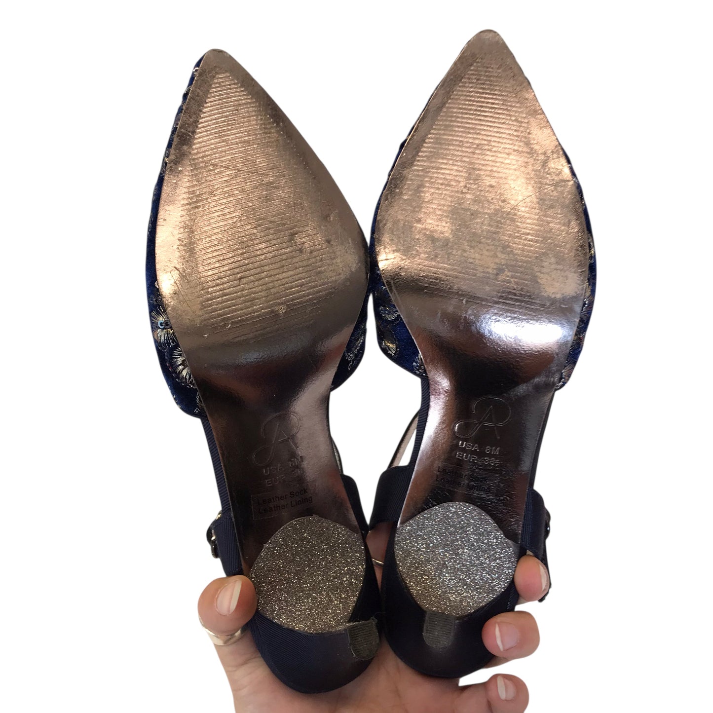 Shoes Heels Kitten By Adrianna Papell In Blue, Size:8
