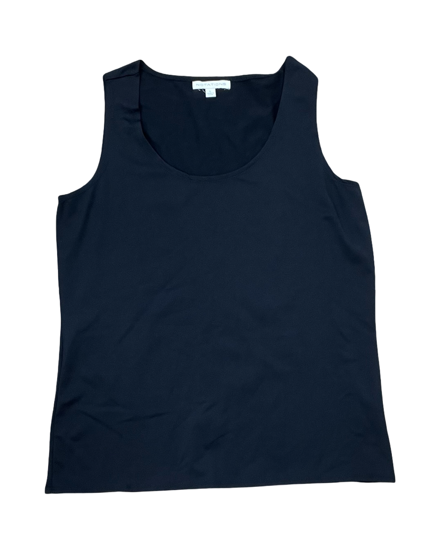 Top Cami By Notations In Black, Size:L