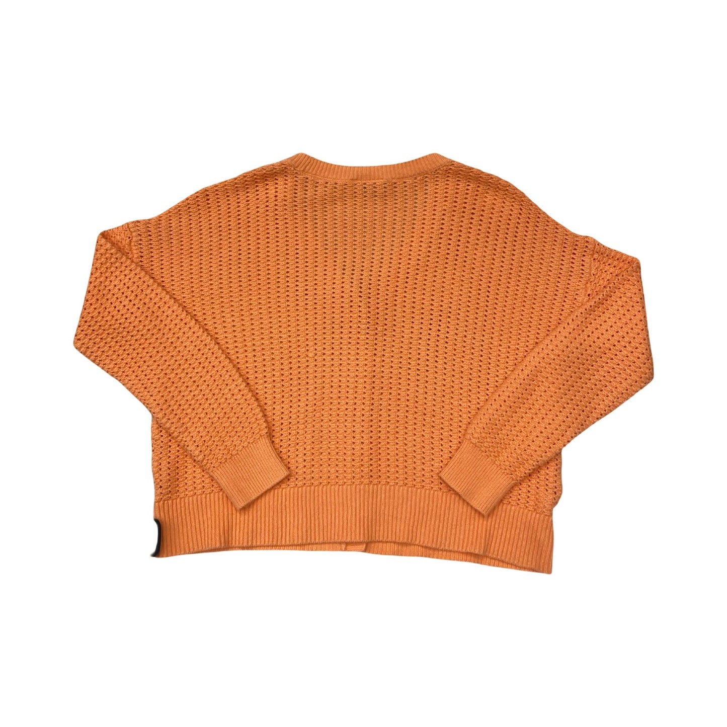 Sweater Cardigan By Loft In Coral, Size:L