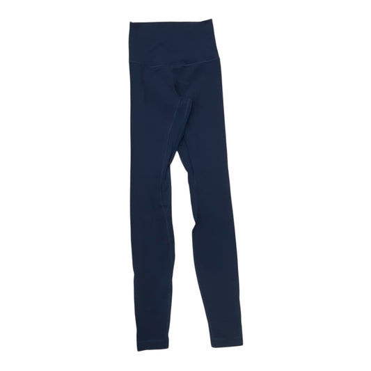 Athletic Leggings By Lululemon In Navy, Size:2