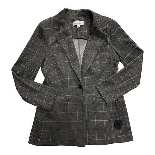Blazer By Calvin Klein In Grey, Size:M