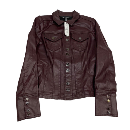 Jacket Denim By White House Black Market In Purple, Size:Xxs