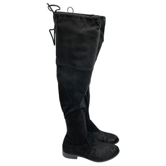 Boots Knee Flats By A New Day In Black, Size:9