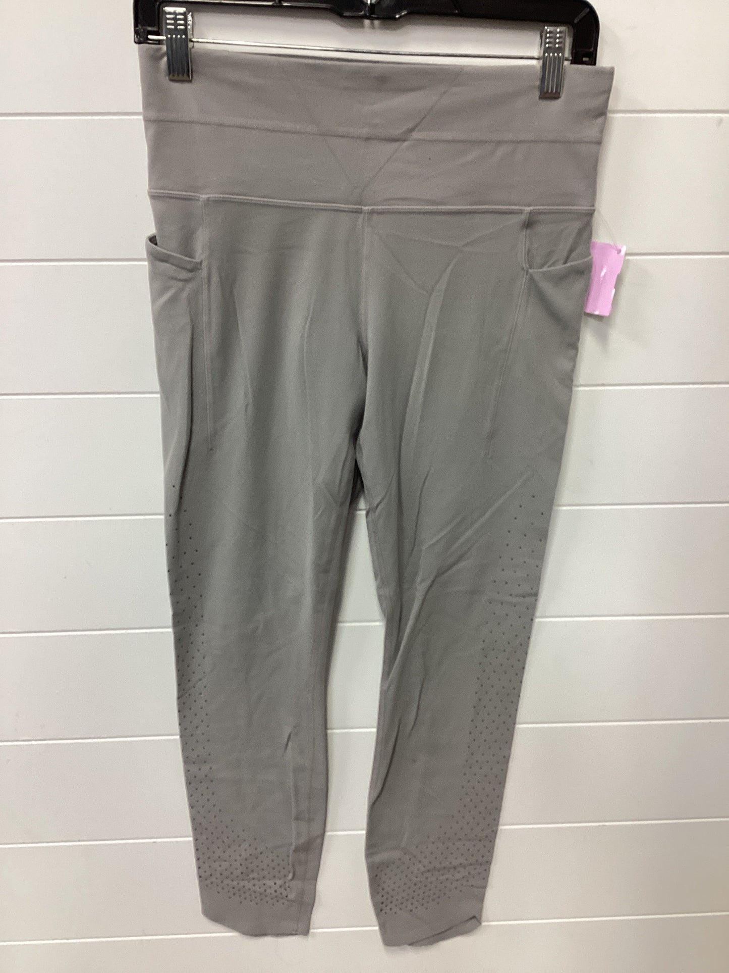 Athletic Leggings By Athleta In Grey, Size:M