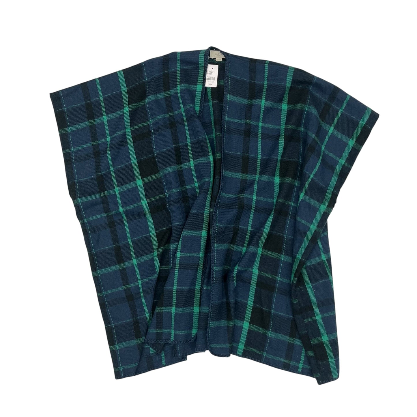 Shawl By Loft In Blue & Green, Size:Osfm