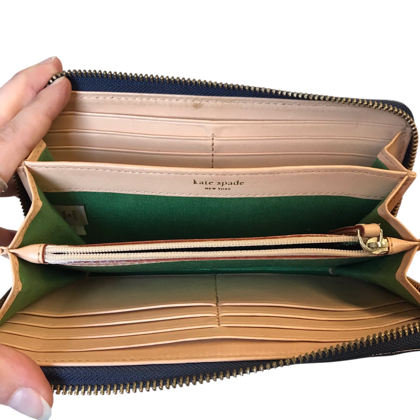 Wallet Designer By Kate Spade In Navy, Size:Large