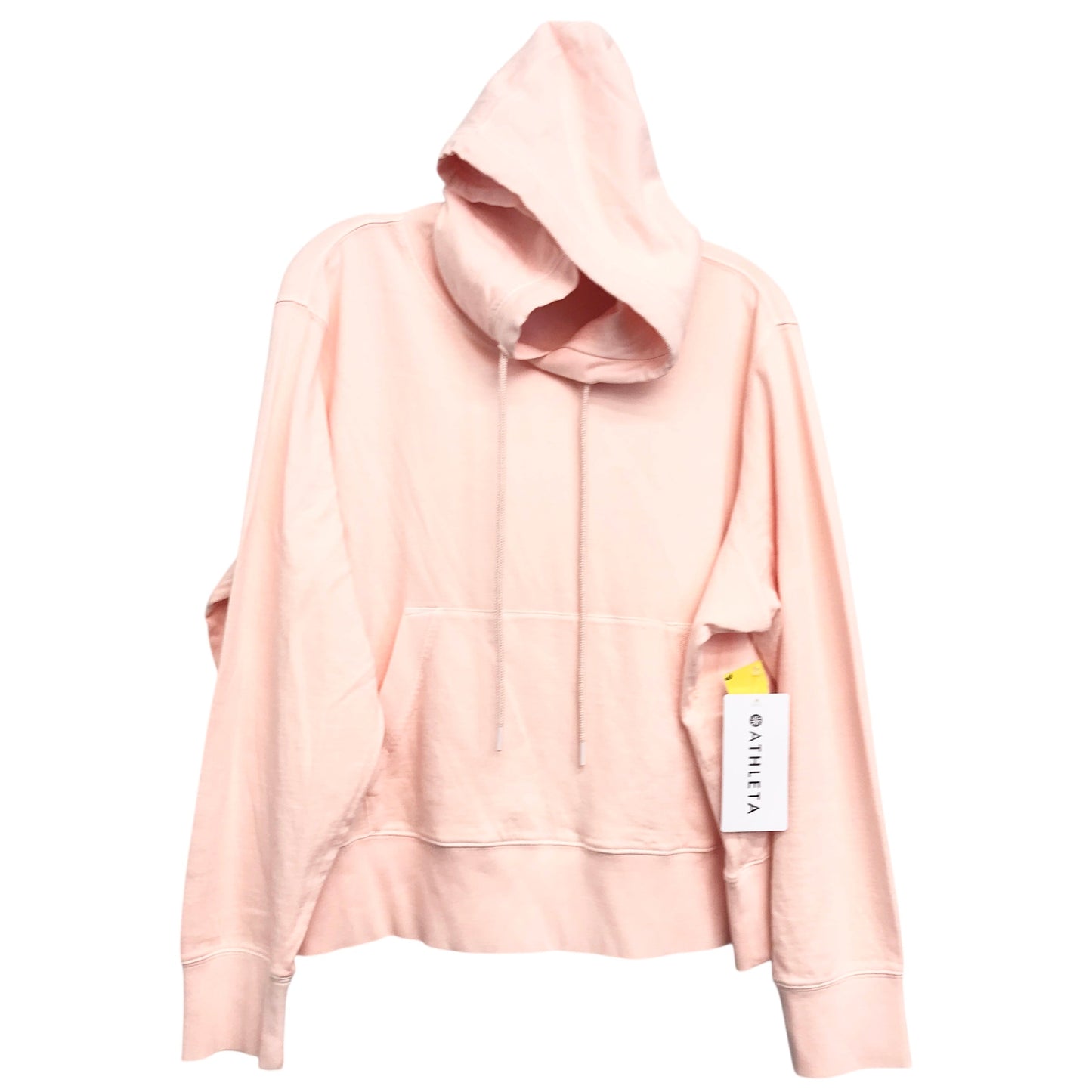 Athletic Sweatshirt Hoodie By Athleta In Peach, Size:2X