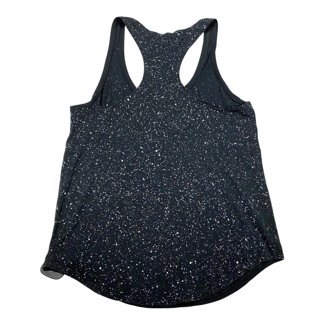 Athletic Tank Top By Lululemon In Black & White, Size:6