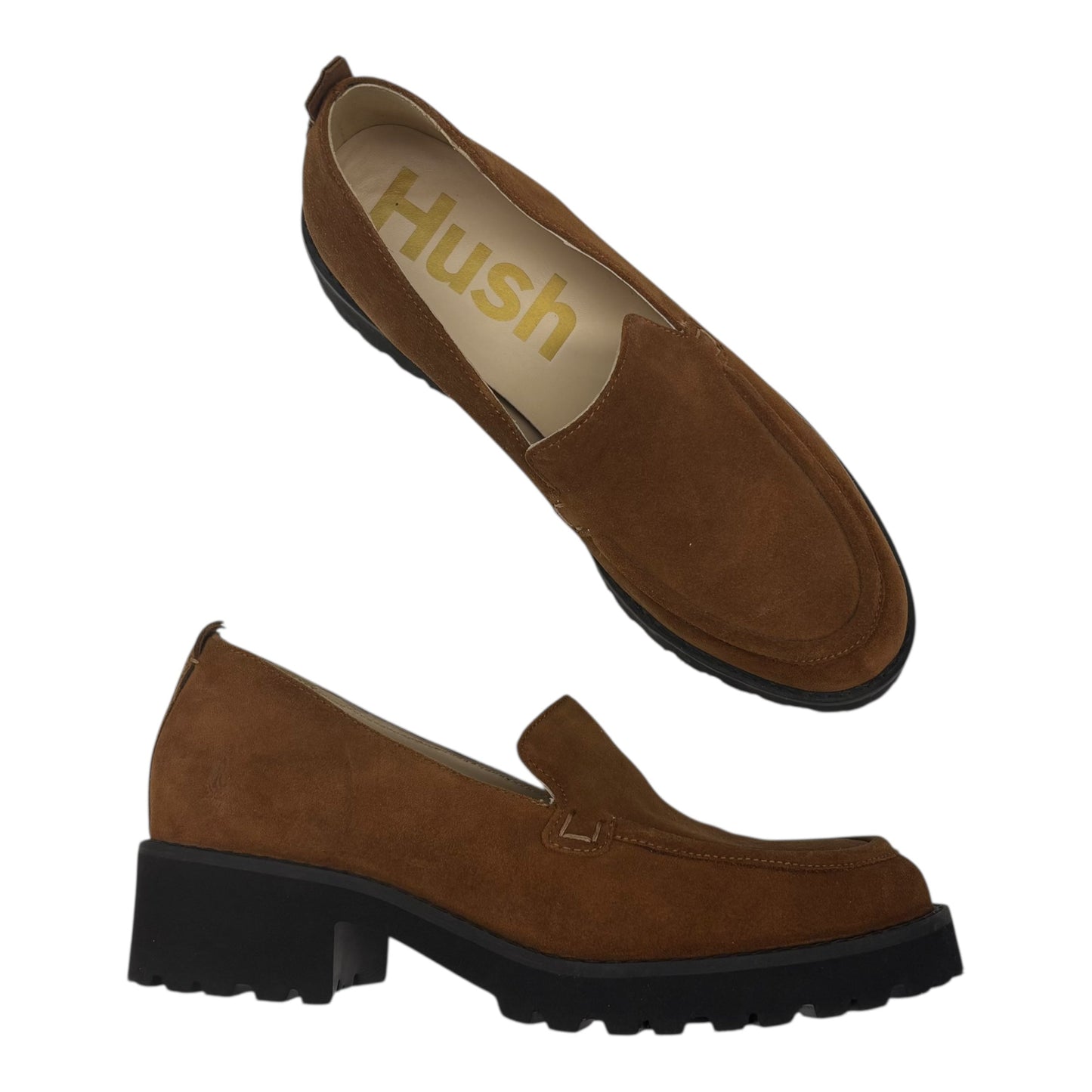 Shoes Flats By Hush Puppies In Brown, Size:6.5