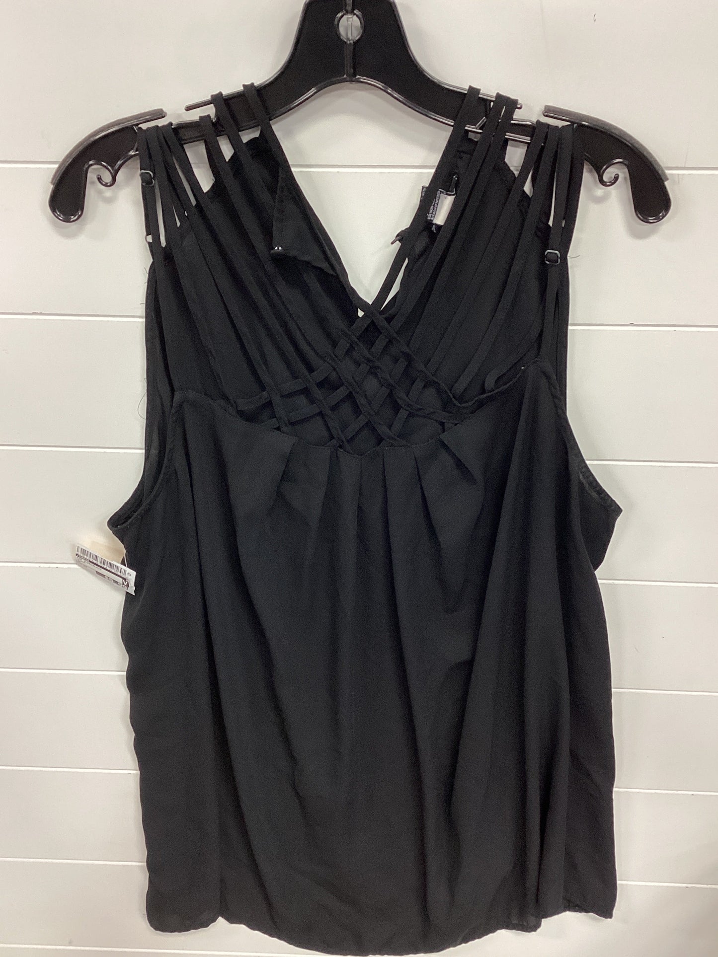 Top Sleeveless By Torrid In Black, Size:3X
