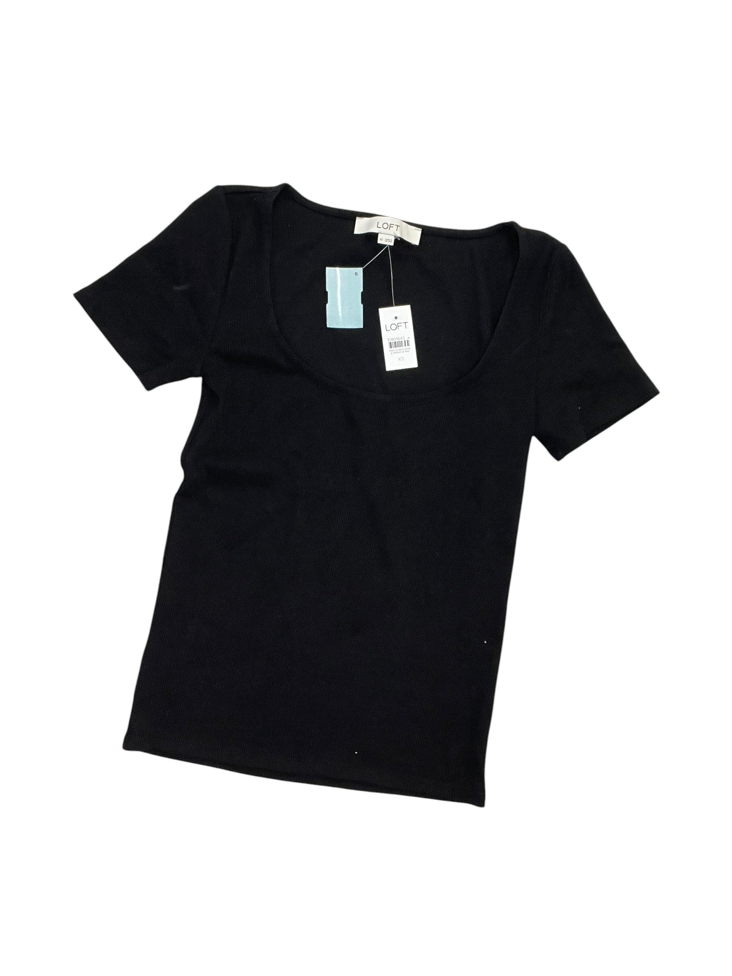 Top Ss Basic By Loft In Black, Size:Xs