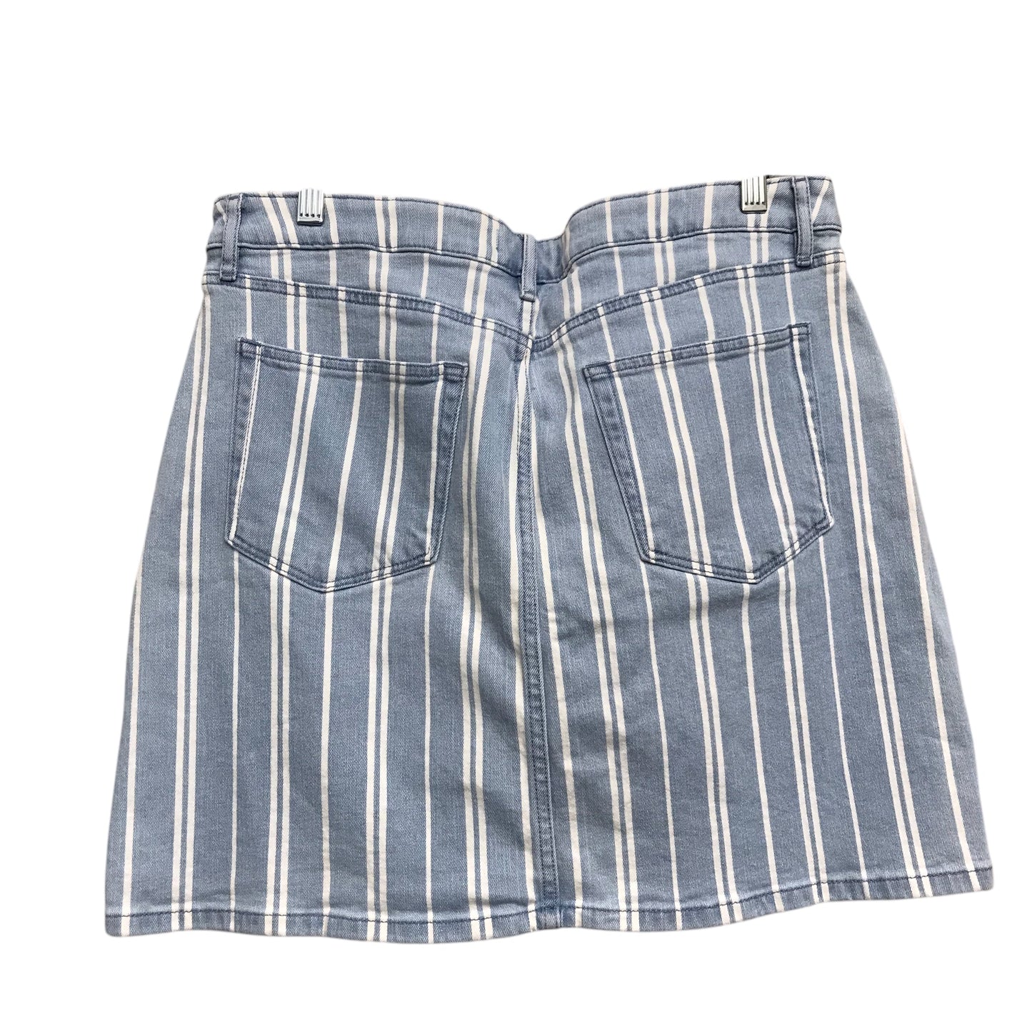 Skirt Mini & Short By Loft In Striped Pattern, Size:12