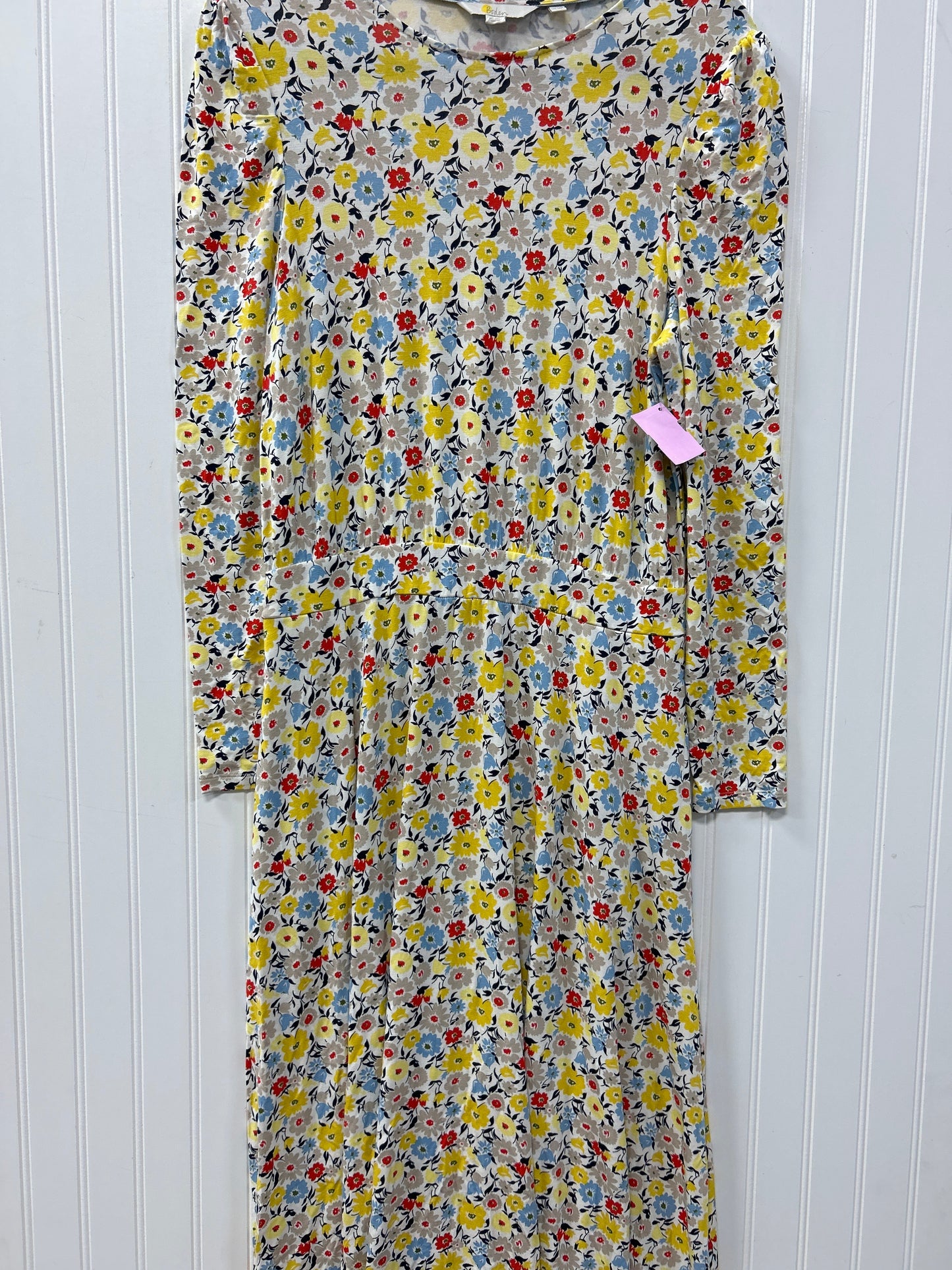 Dress Casual Maxi By Boden In Yellow, Size:L