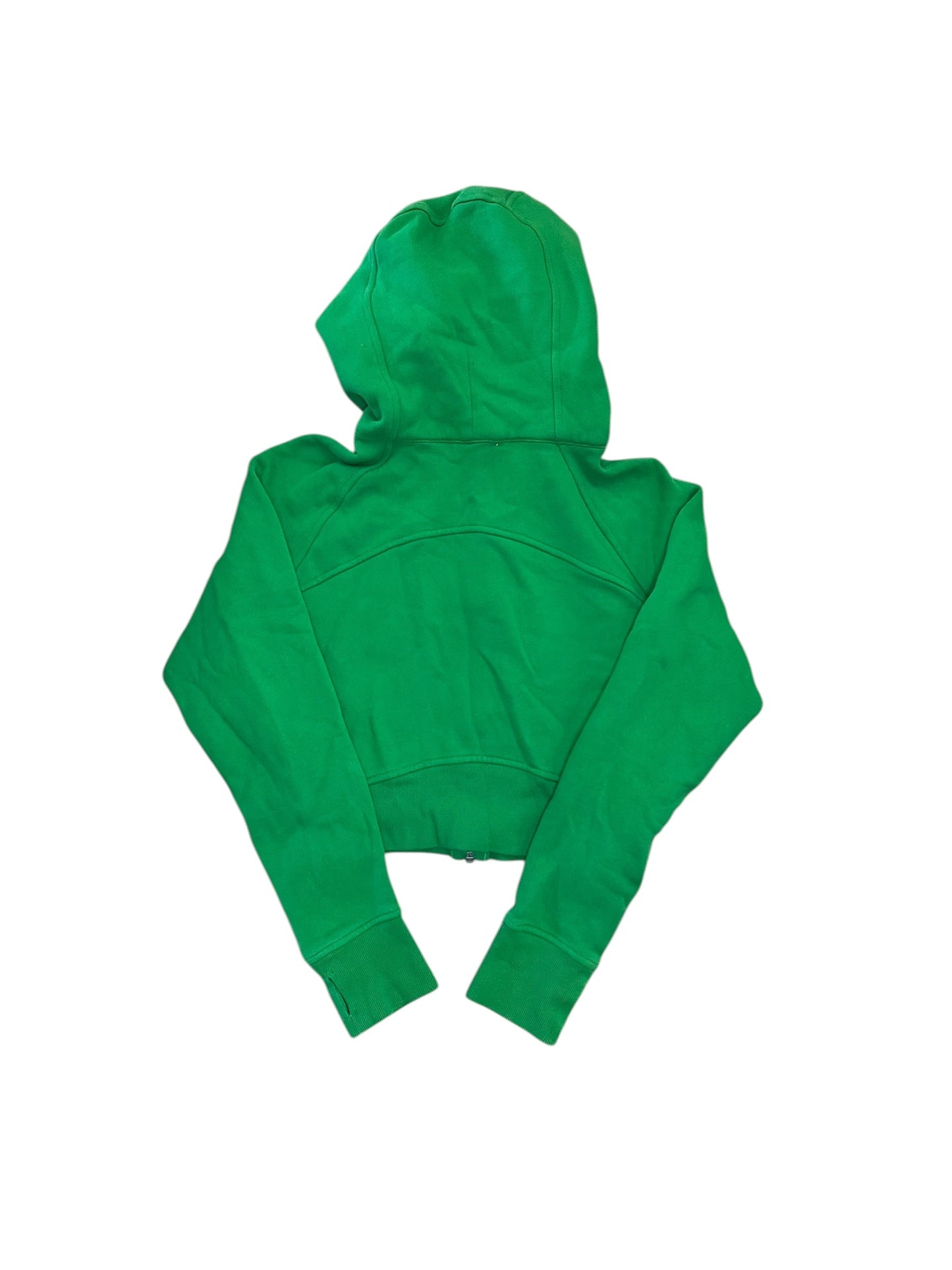 Athletic Jacket By Lululemon In Green, Size:Xs