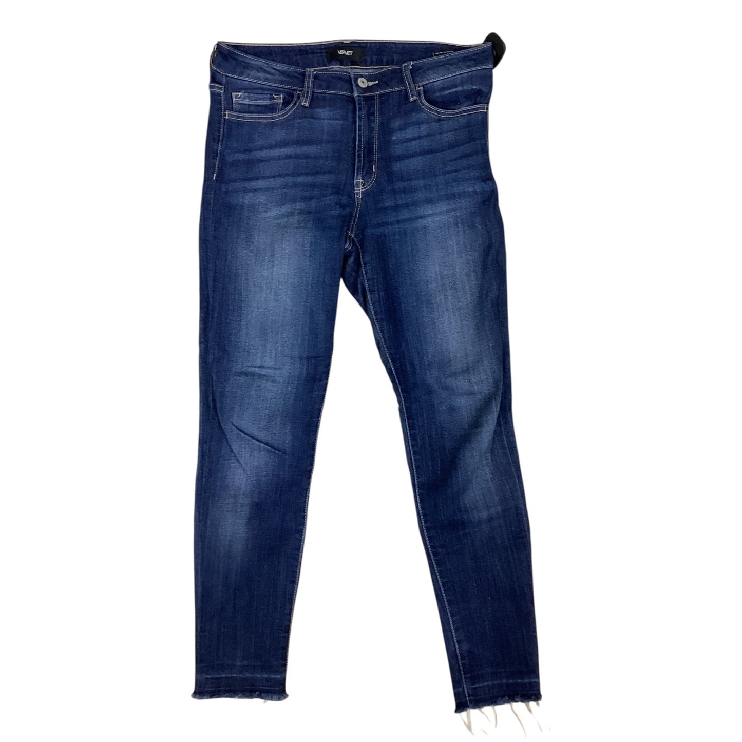 Jeans Skinny By Vervet In Blue Denim, Size:6