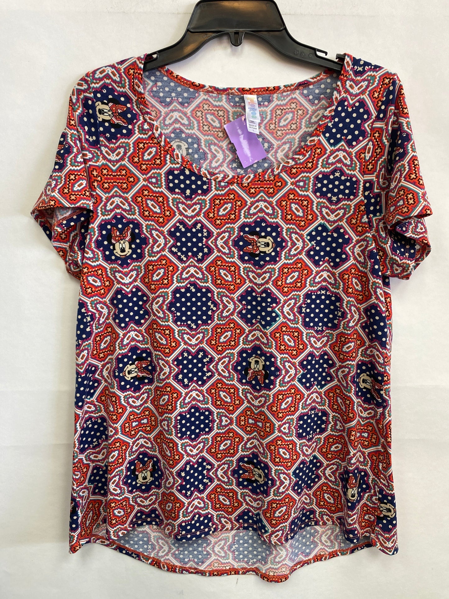 Top Short Sleeve By Lularoe  Size: L