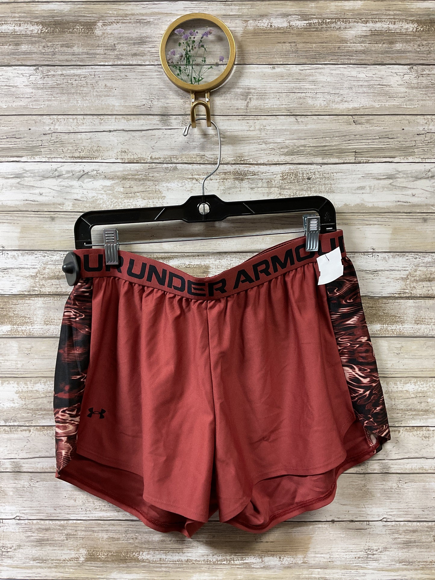 Athletic Shorts By Under Armour In Red, Size:L