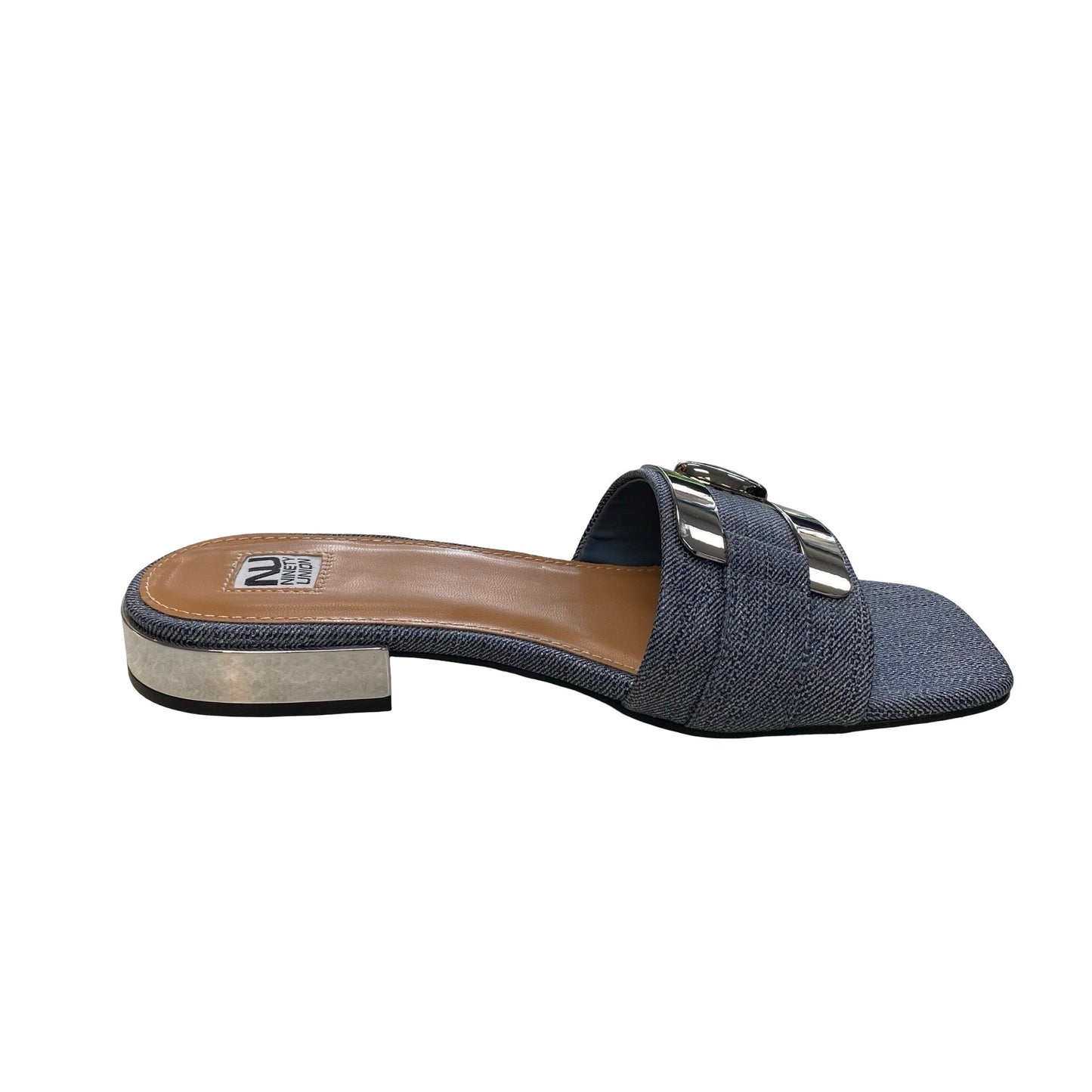 Shoes Flats By Ninety Union In Blue Denim, Size:6