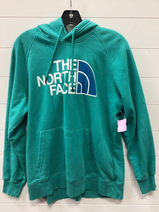 Athletic Sweatshirt Hoodie By The North Face In Green, Size:L