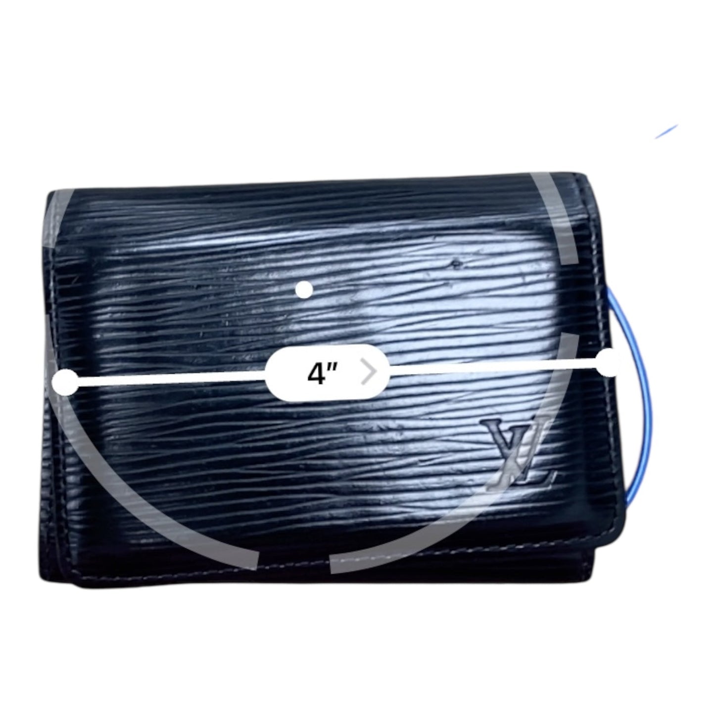 Wallet Luxury Designer By Louis Vuitton In Black, Size:Small