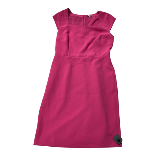 Dress Casual Midi By Ann Taylor In Pink, Size:M