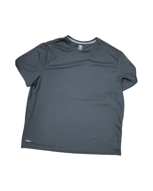 Athletic Top Ss By Athletic Works In Black, Size:2X