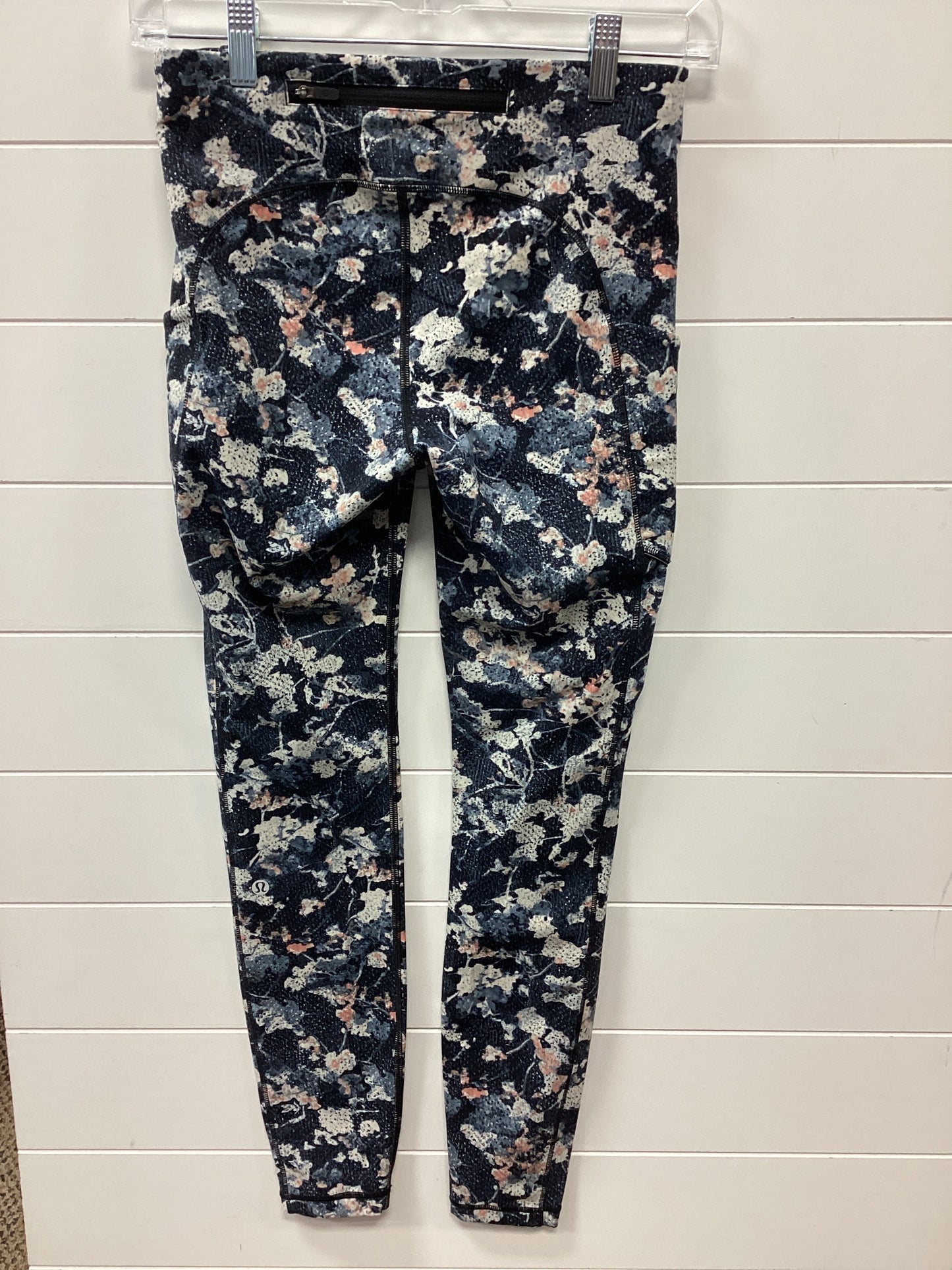 Athletic Leggings By Lululemon In Blue, Size:6