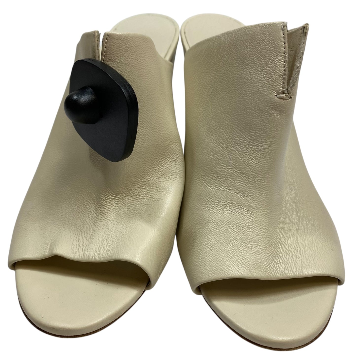 Sandals Heels Block By Vince In Cream, Size:8