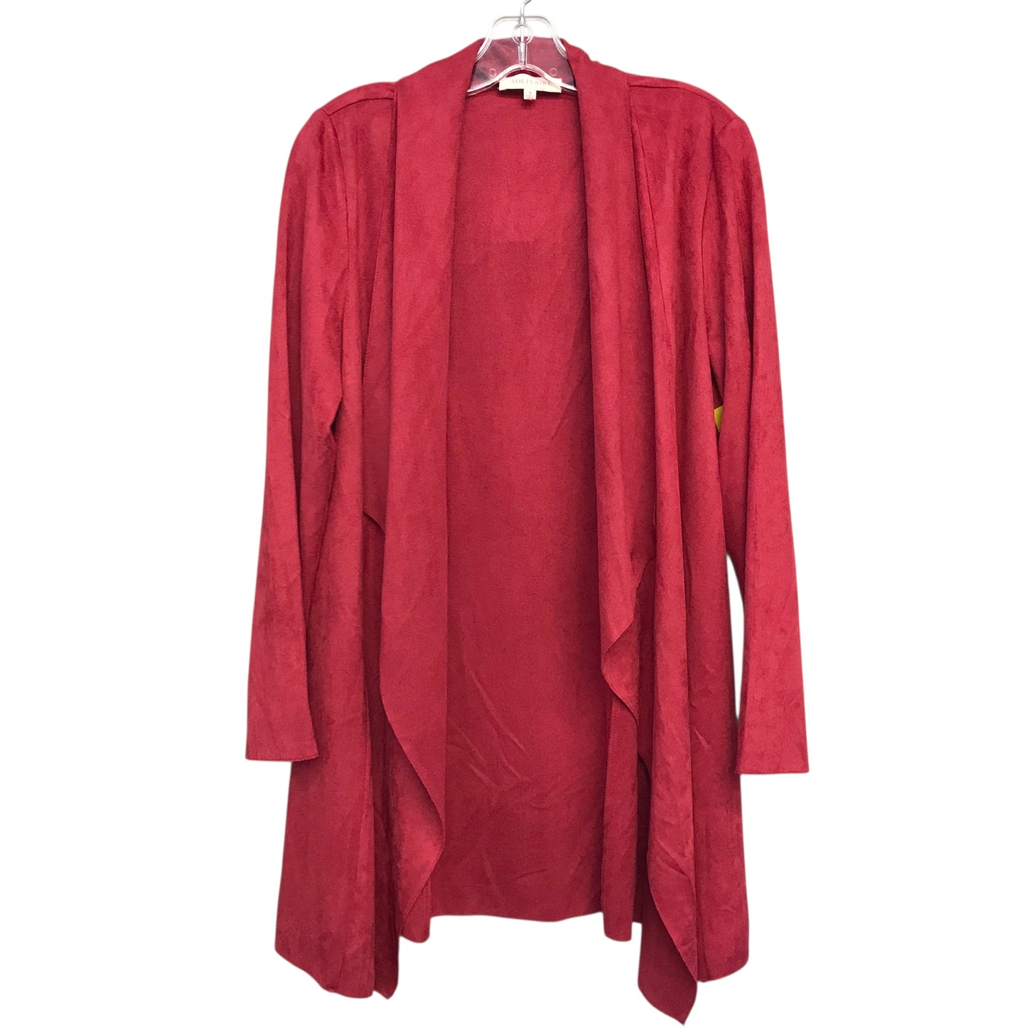 Cardigan By Solitaire In Red, Size:S