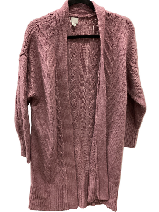 Sweater Cardigan By A New Day In Purple, Size:M