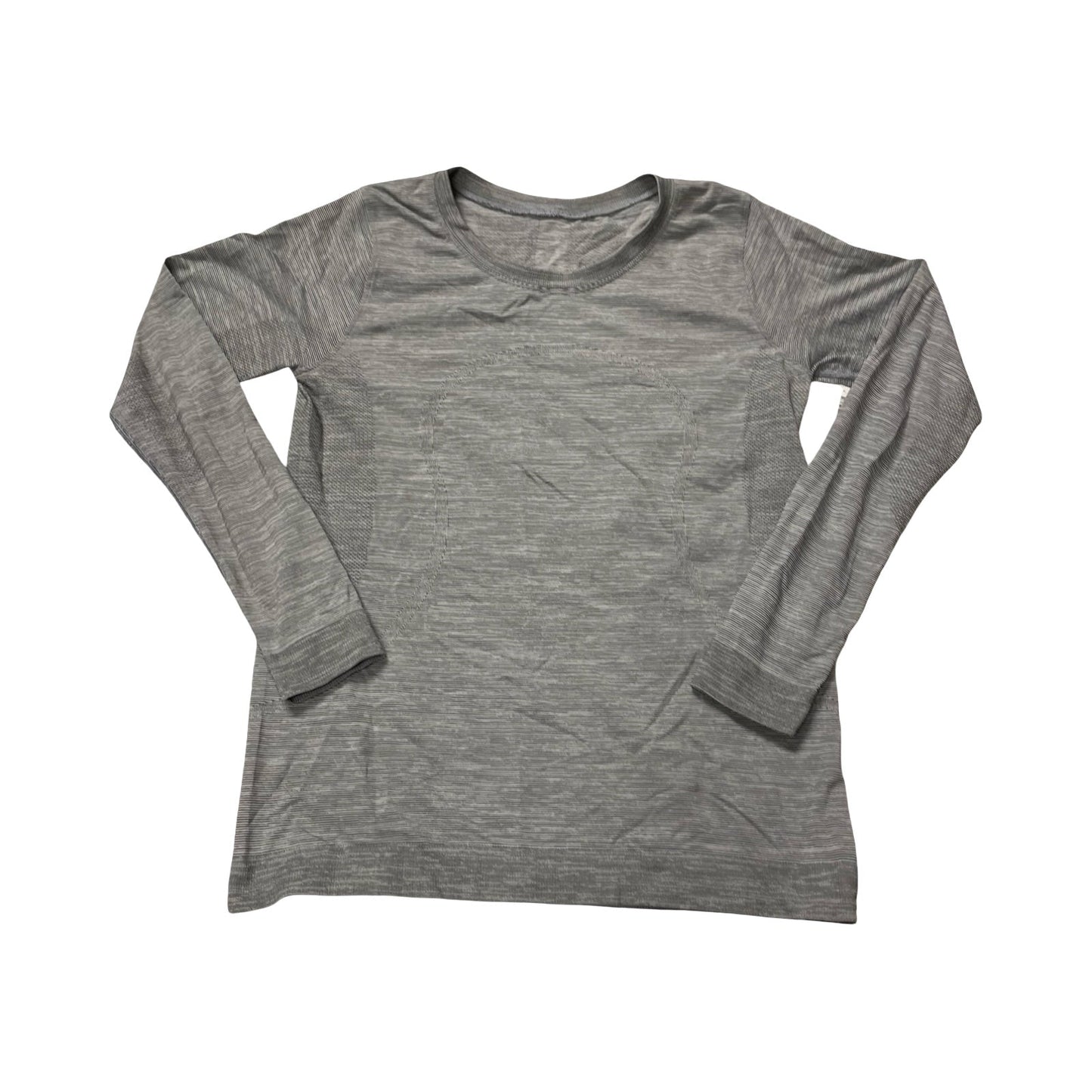 Athletic Top Ls Collar By Lululemon In Grey, Size:6