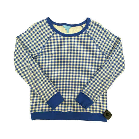 Top Ls By Draper James In Blue & White, Size:Xs