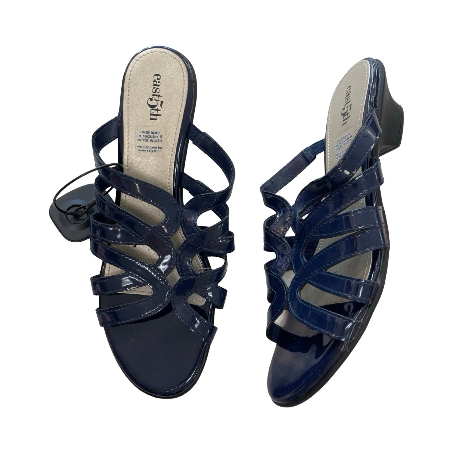 Sandals Flats By East 5Th In Navy, Size:9.5