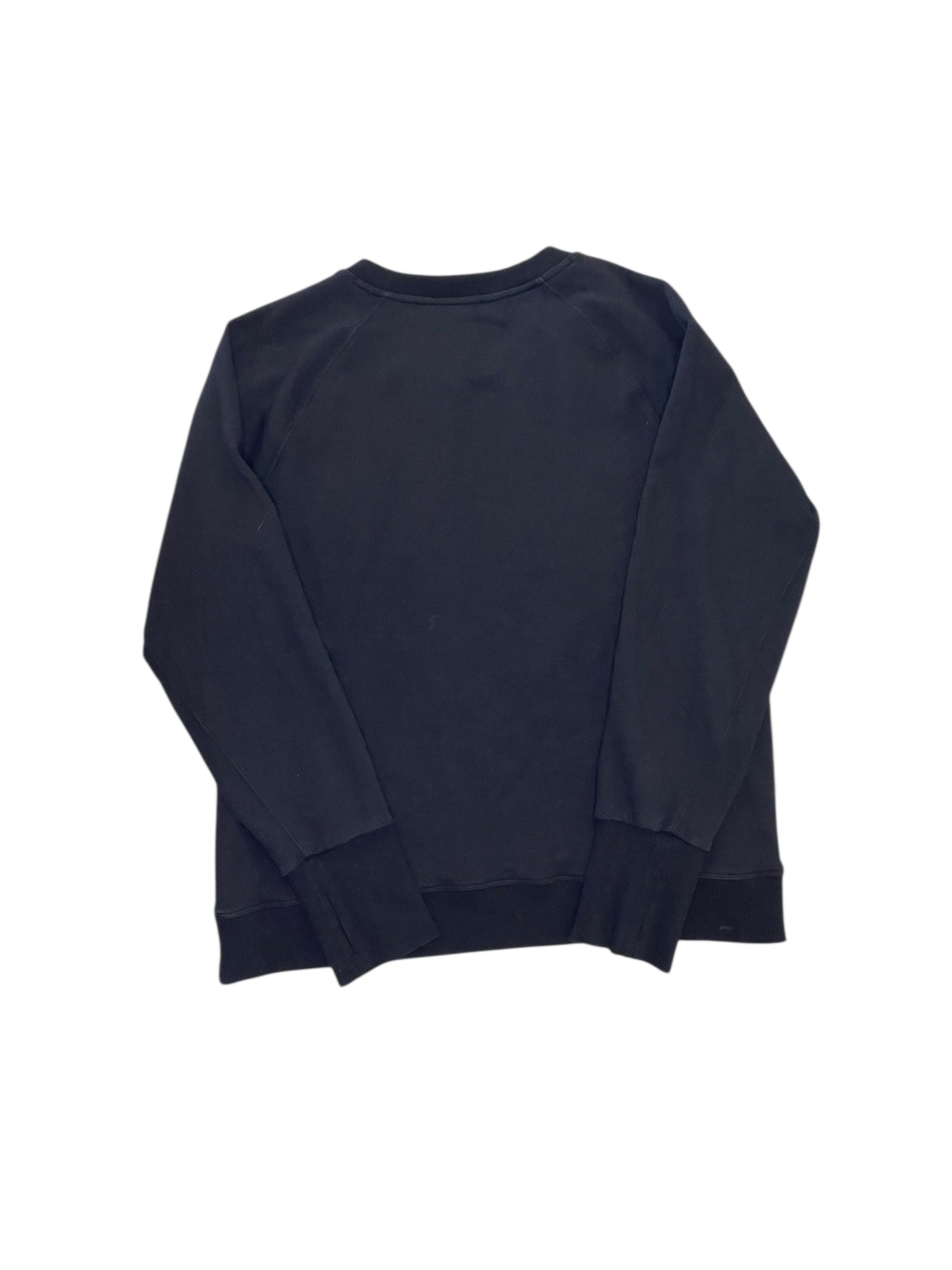 Sweatshirt Crewneck By Athleta In Black, Size:L