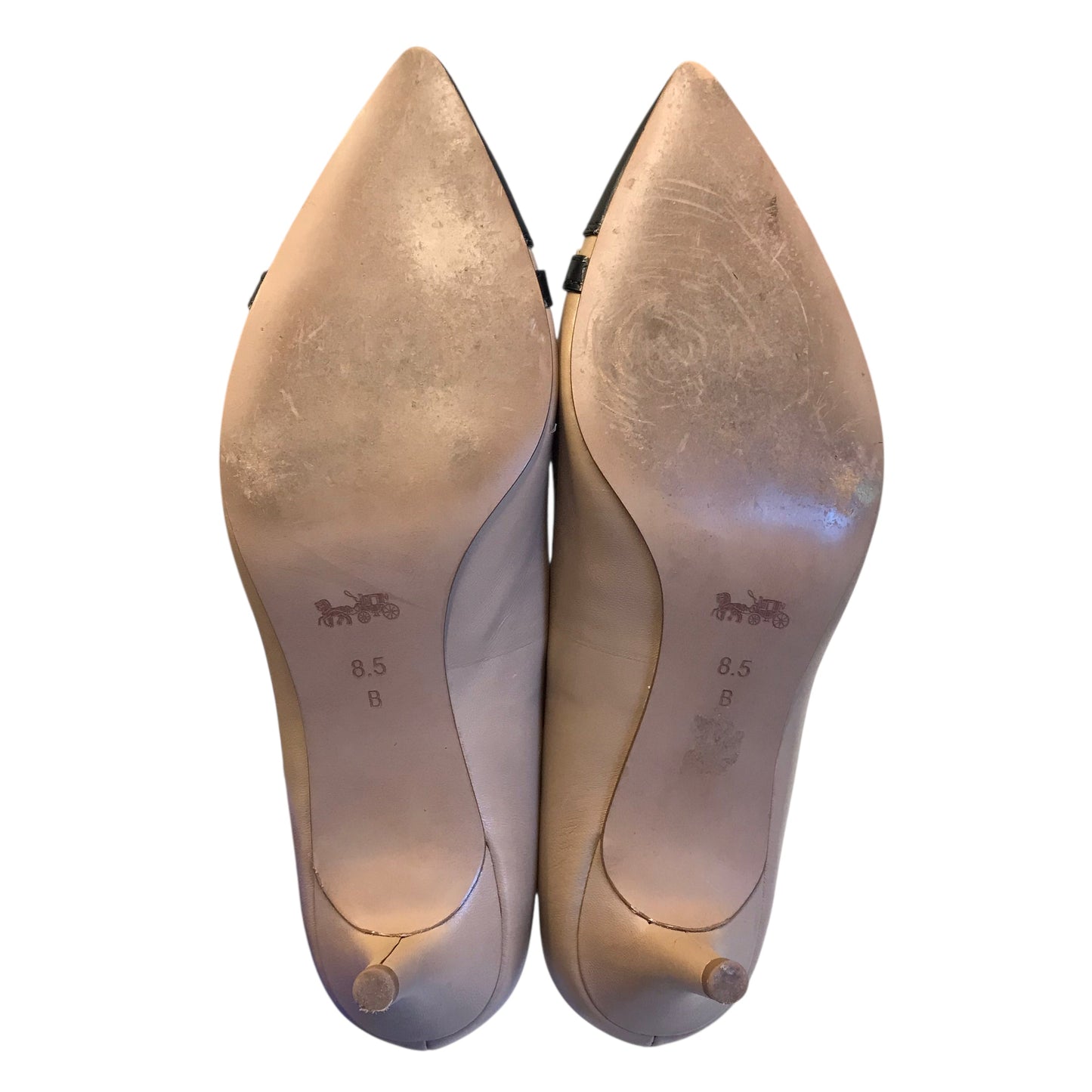 Shoes Designer By Coach In Black & Tan, Size:8.5