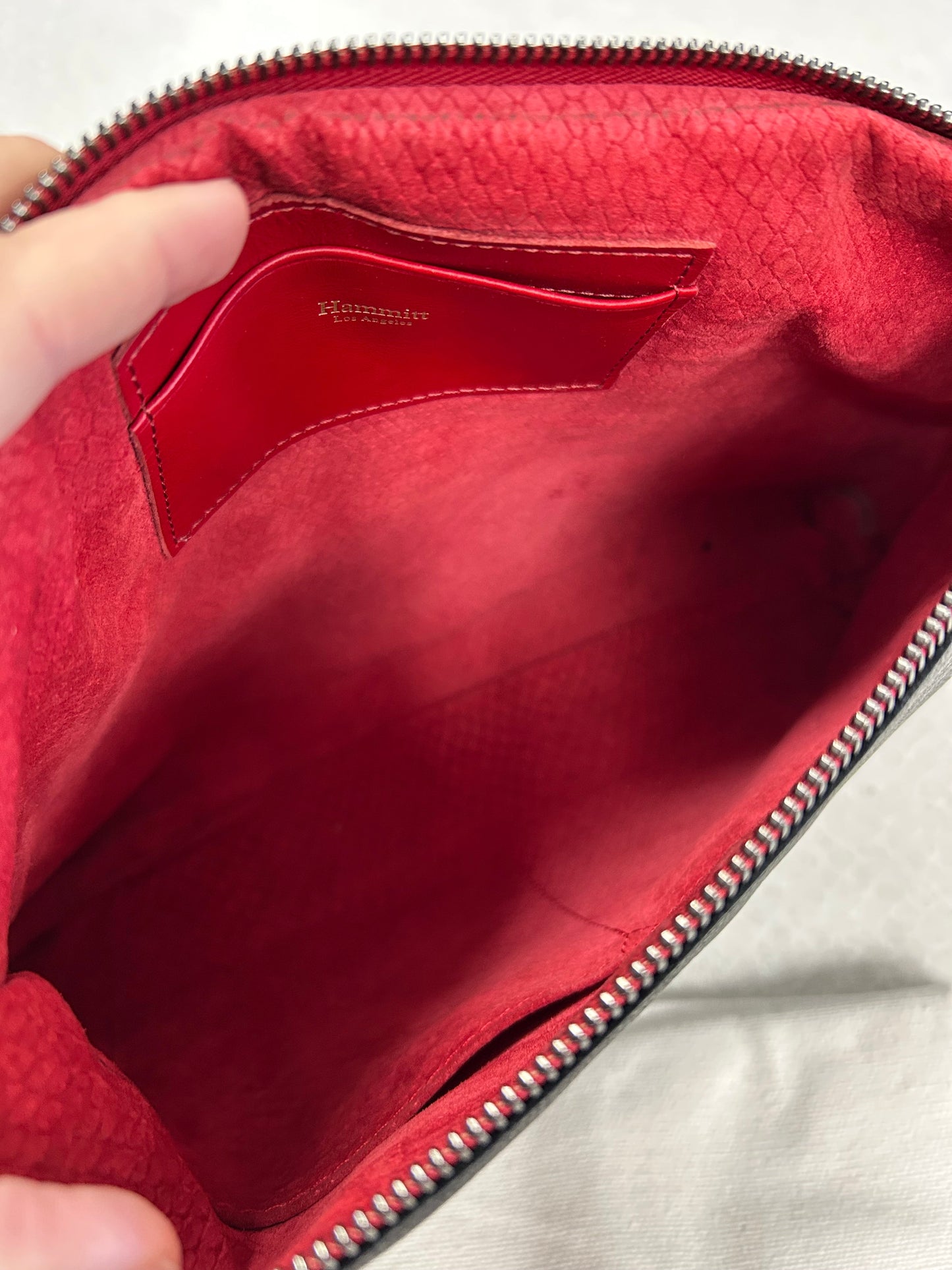 Handbag Leather By Hammitt In Black, Size:Medium