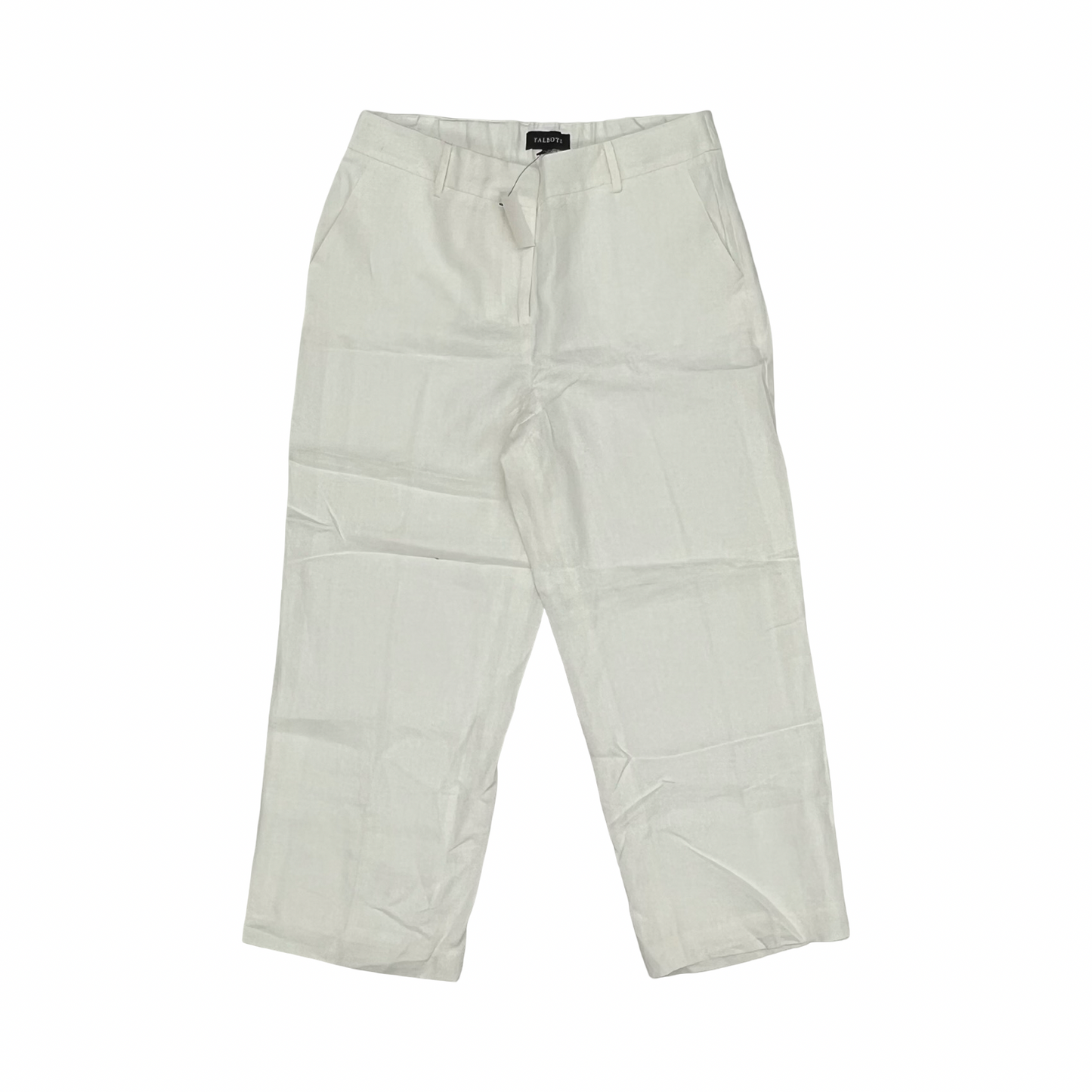 Pants Linen By Talbots In White, Size:10