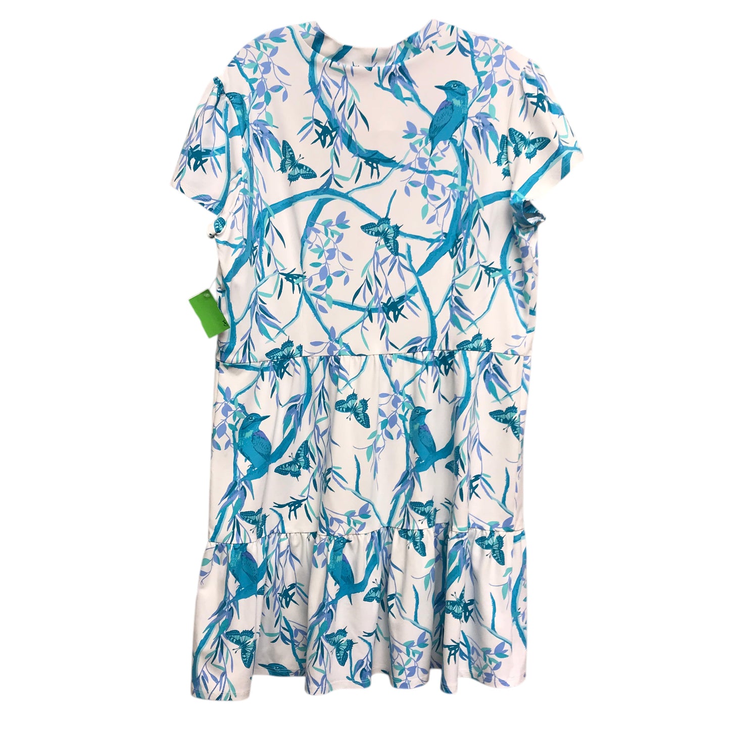 Dress Casual Short By Jude Connally In Blue & White, Size:Xl