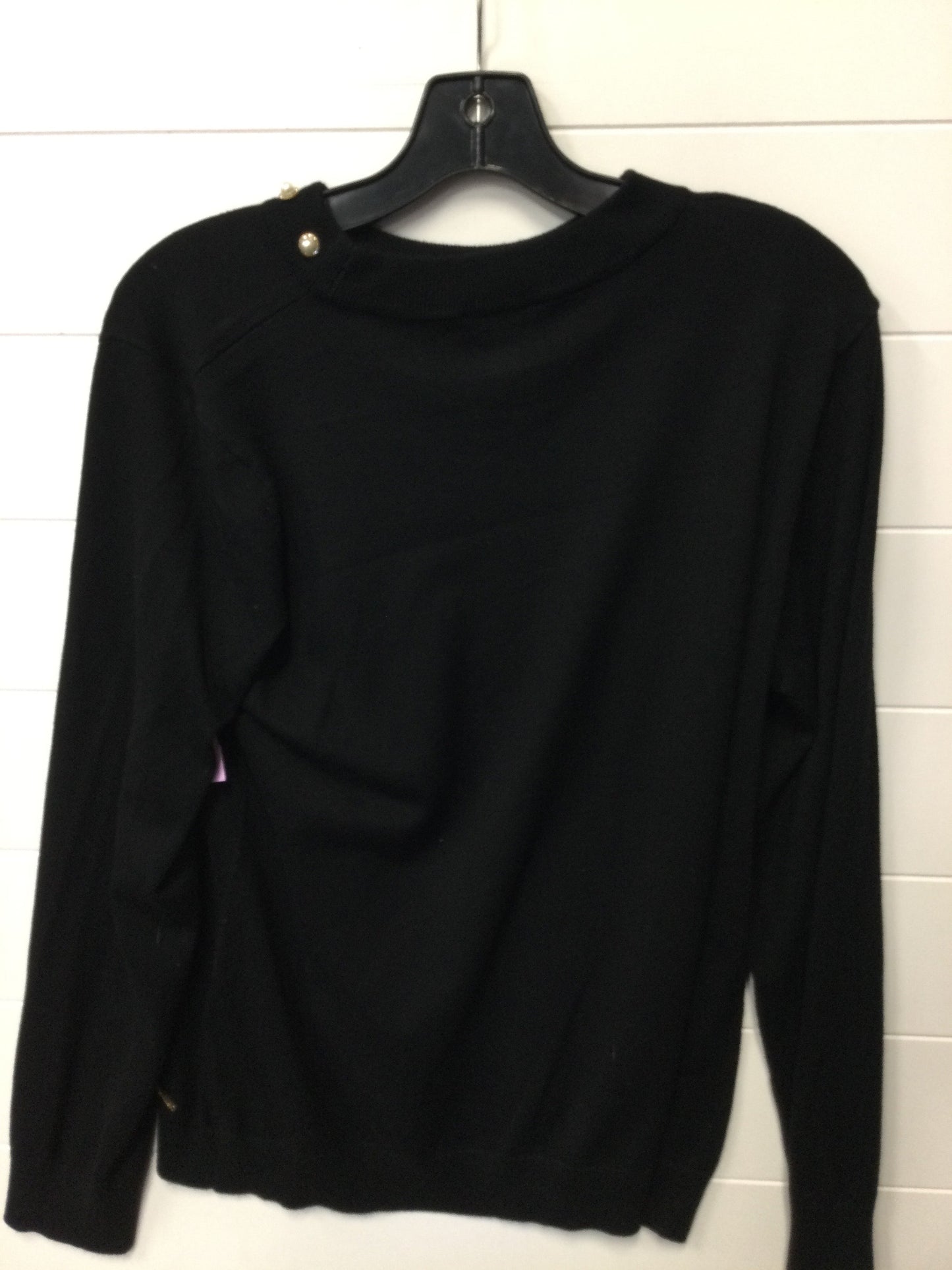 Top Ls By Calvin Klein In Black, Size:L