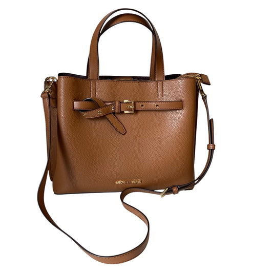 Crossbody Designer By Michael Kors In Brown, Size:Medium
