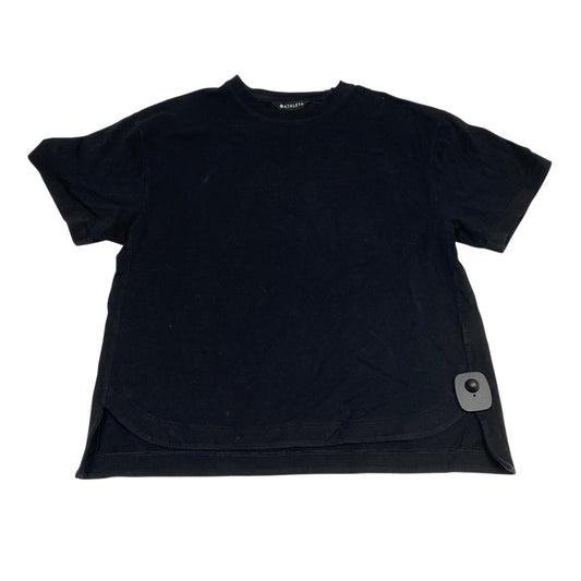 Athletic Top Ss By Athleta In Black, Size:S