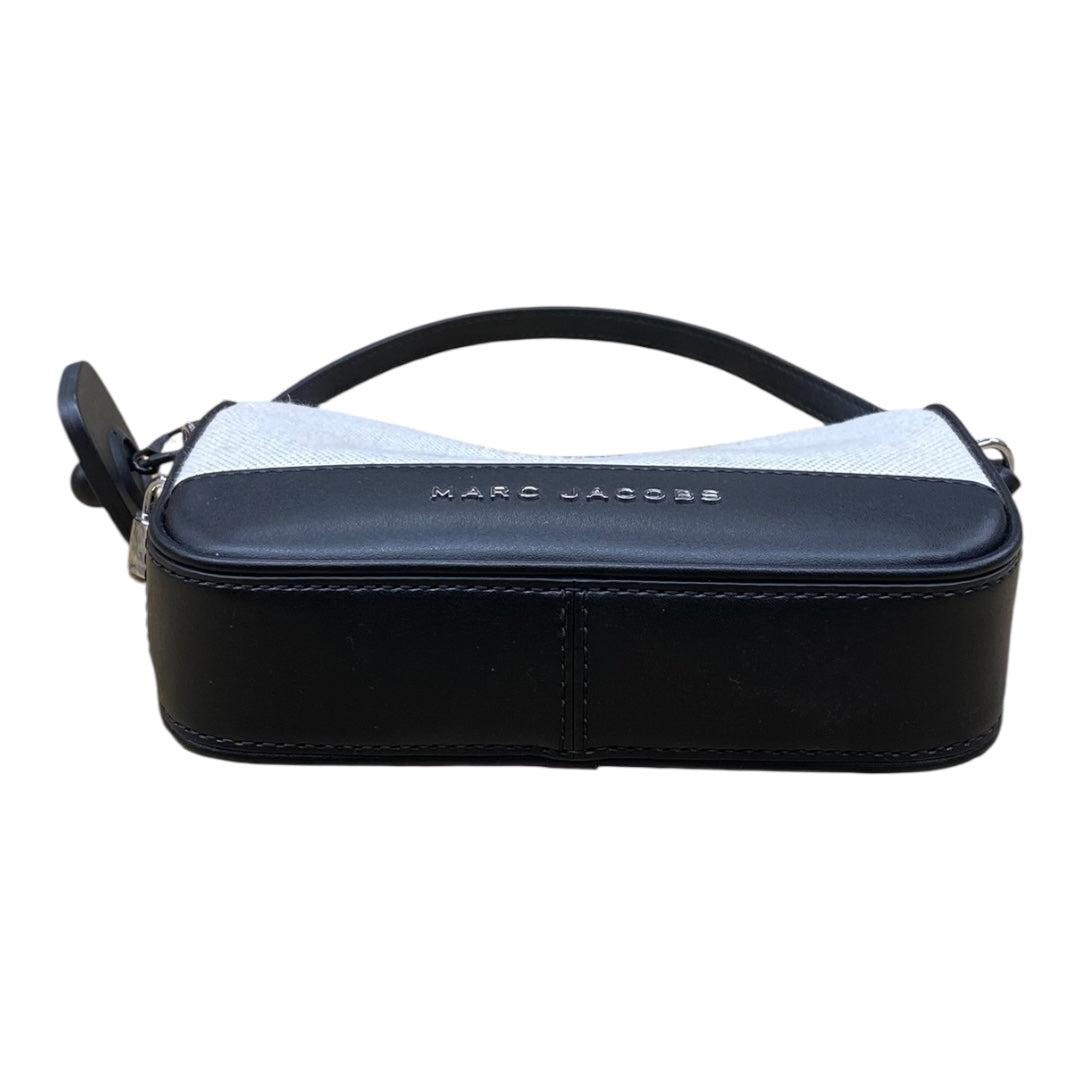 Handbag Luxury Designer By Marc Jacobs In Black & Grey, Size:Small