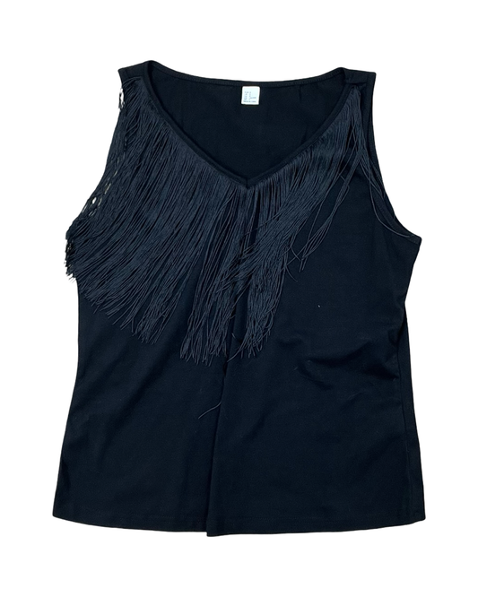 Top Sleeveless By Clothes Mentor In Black, Size:S