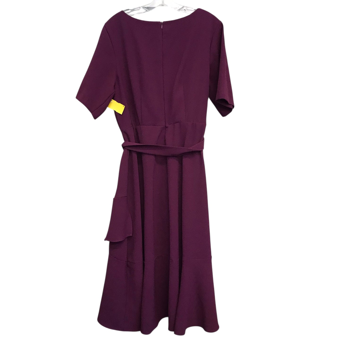 Dress Party Midi By Lane Bryant In Maroon, Size:L