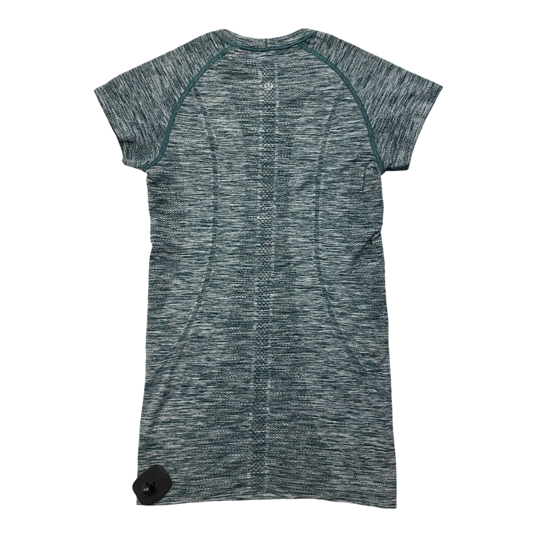 Athletic Top Ss By Lululemon In Green, Size:4
