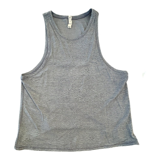 Athletic Tank Top By Lululemon In Grey, Size:12