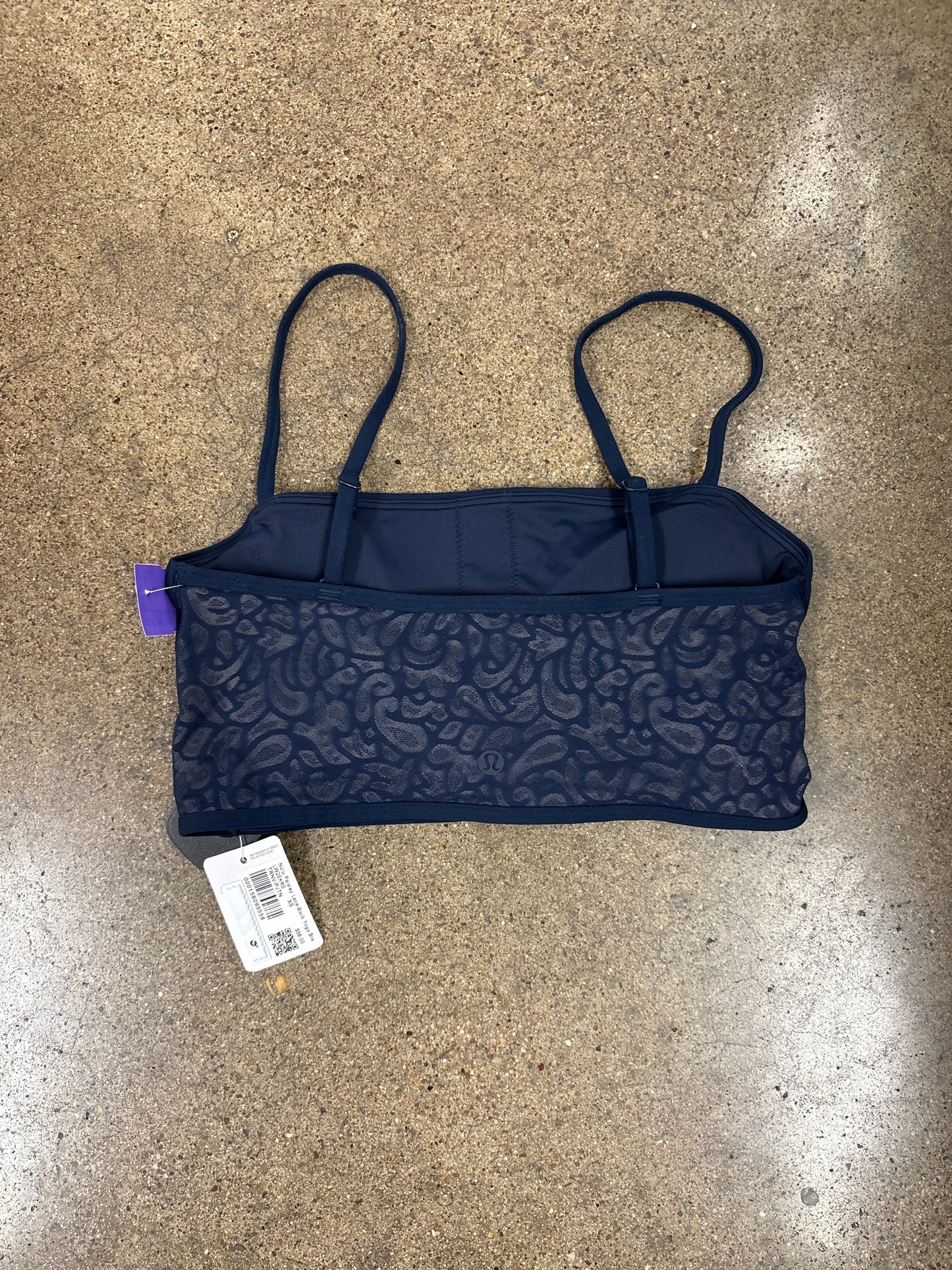 Athletic Bra By Lululemon In Navy, Size:Xs