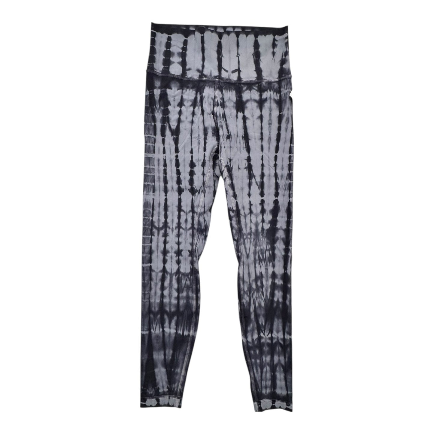 Athletic Leggings By Lululemon In Black & Grey, Size:8