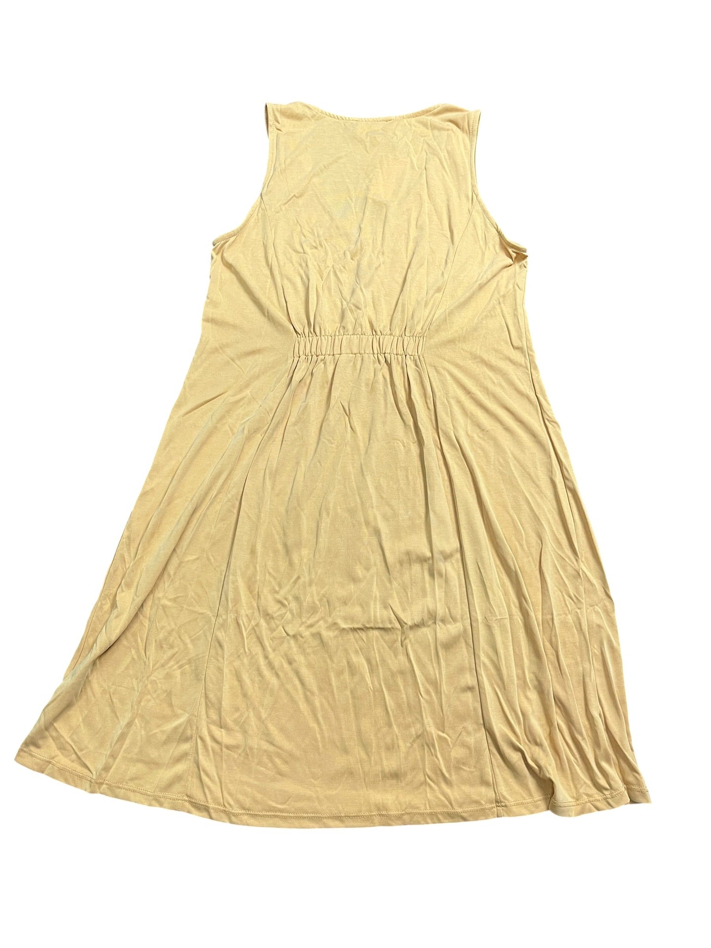 Dress Casual Midi By Anthropologie In Yellow, Size:L